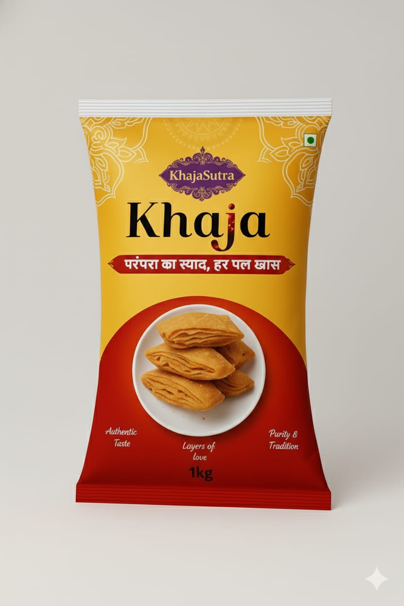KhajaSutra Khaja – Layers of Love, Taste of Tradition | Authentic Indian Sweet (1kg)